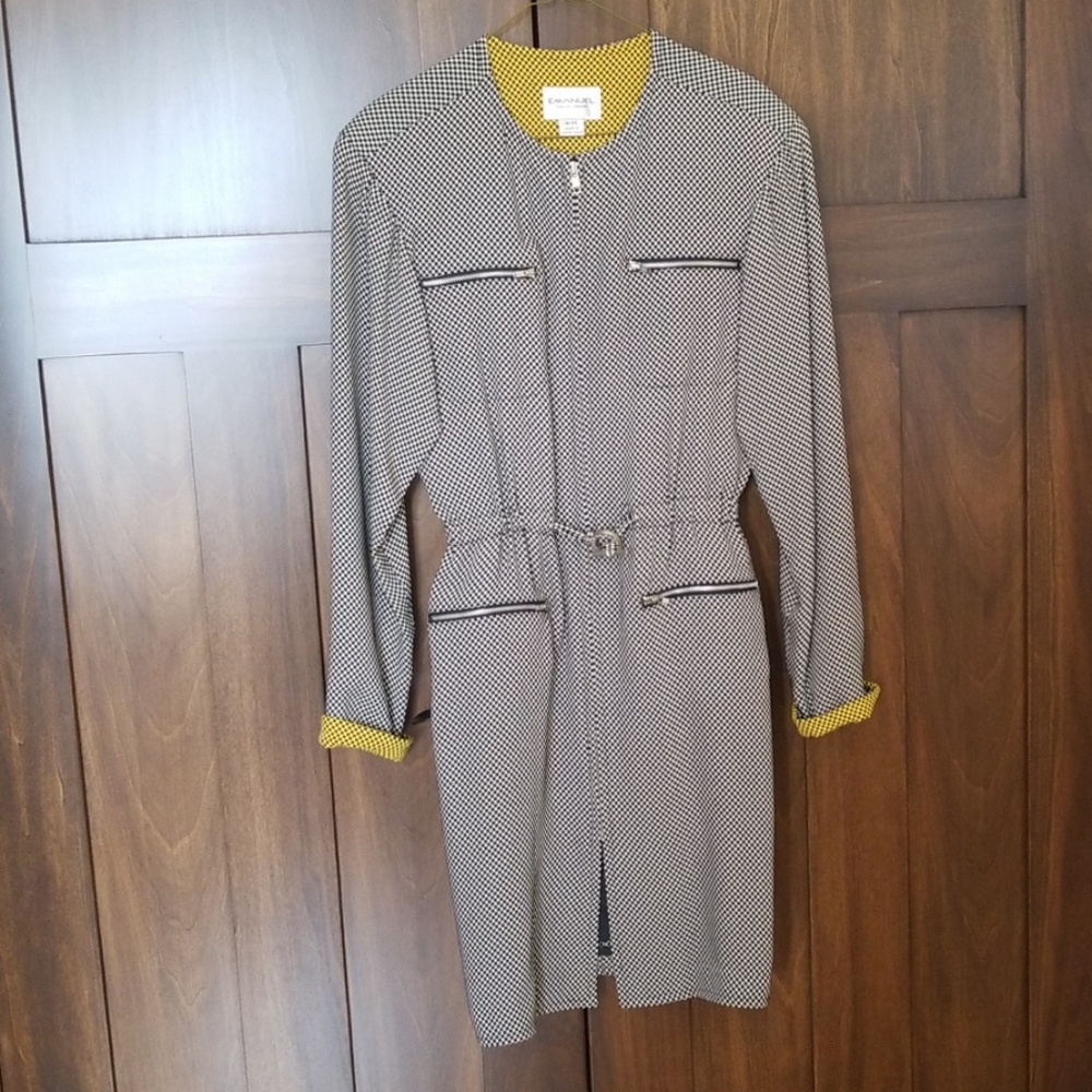 Vintage Emanuel Ungaro Checkered Dress Never Worn